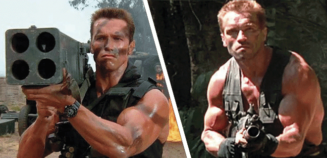 DOUBLE BILL! It's a dangerous double feature of early Arnie action!